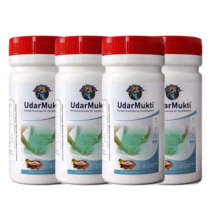 UdarMukti Ayurvedic Constipation Relief Powder  | Isabgol Bhusi & 19 Herbs for Kabz, Gas & Acidity | Natural Pet Safa Churna