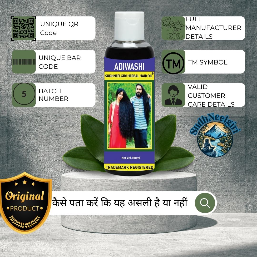 Adivasi Premium SudhNeelgiri Herbal Hair Oil