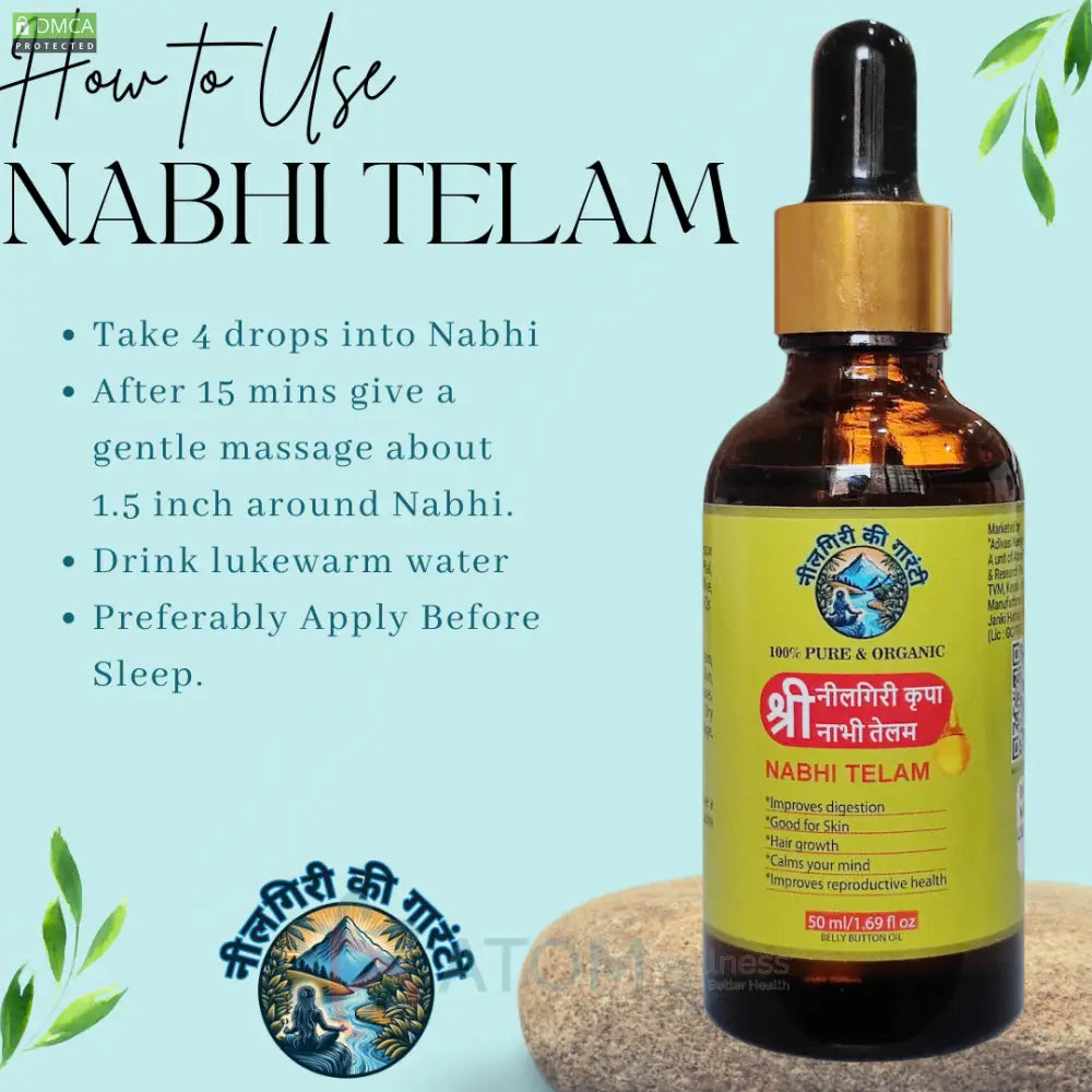 Nabhi Therapy Wellness Oil 50Ml Pack Of 2